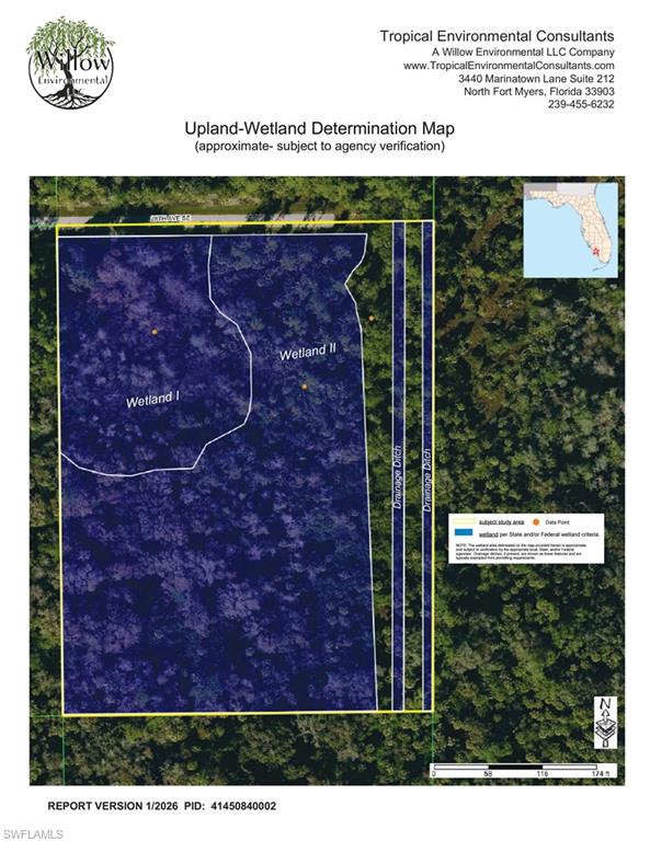 Upland-Wetland Determinatoion Map