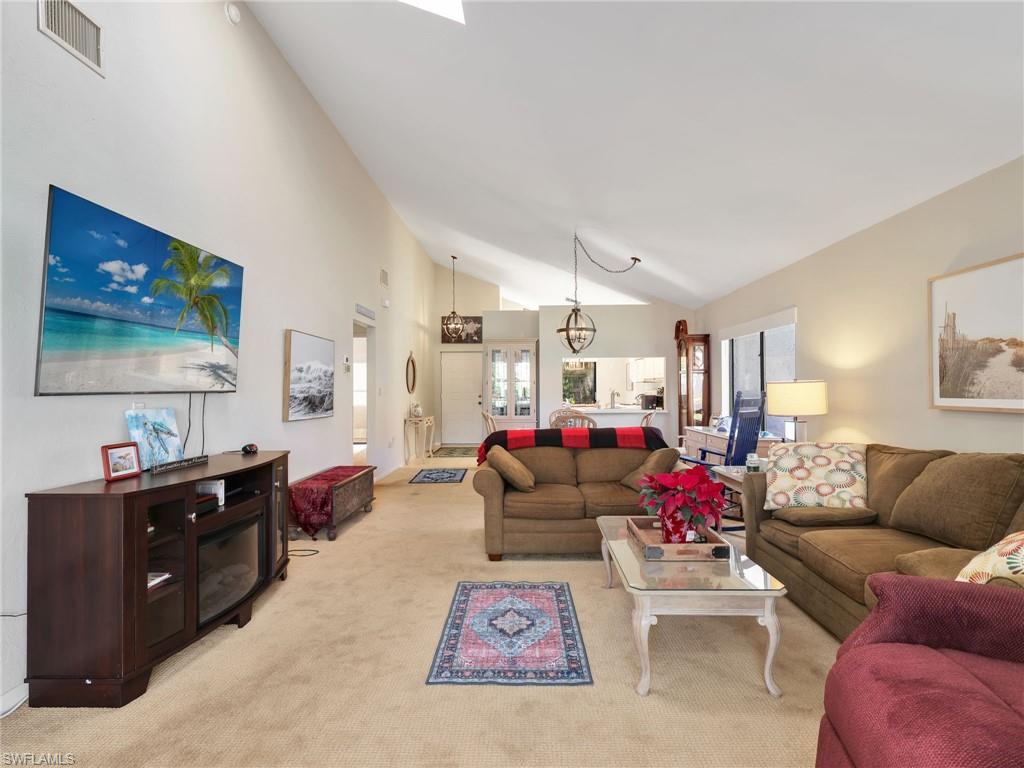 High ceilings with skylights