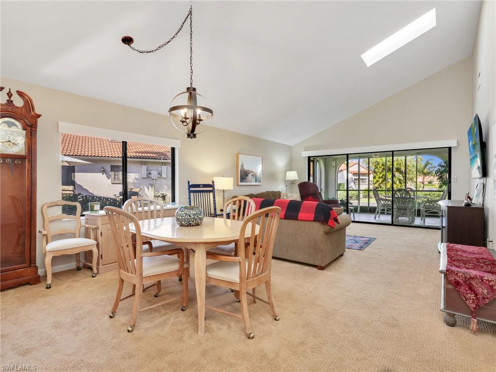 Plenty of space for dining table