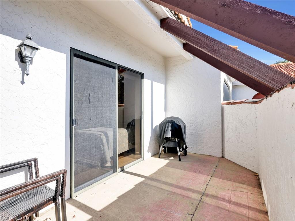 Front patio off guest bedroom