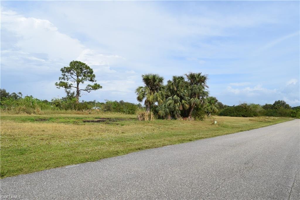 View of asphalt road