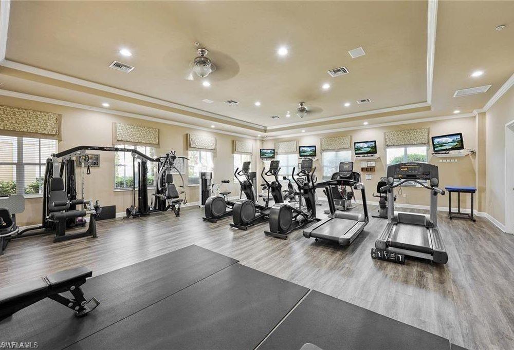 Great workout in fitness center