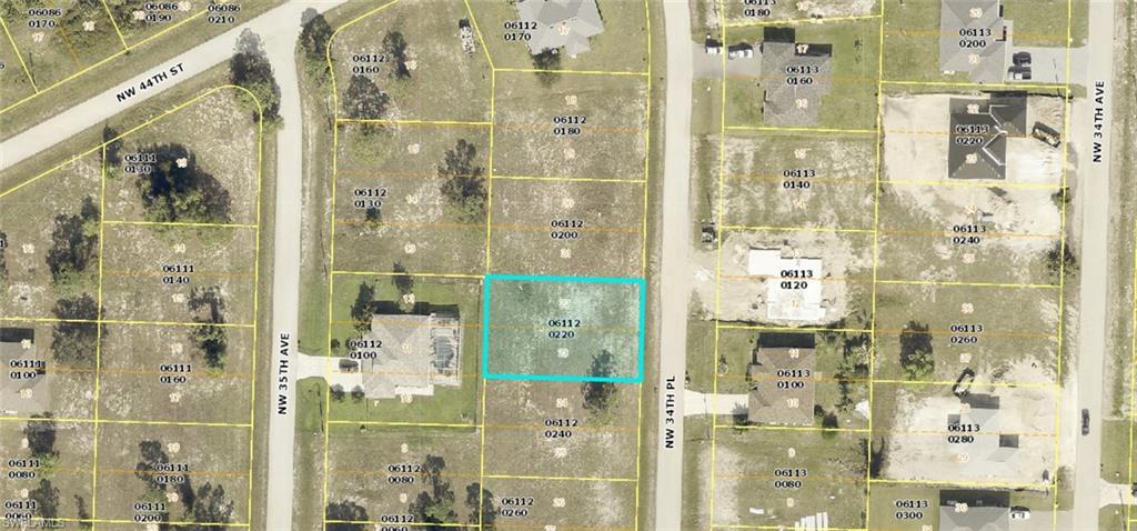Map / location featuring property parcel outlined
