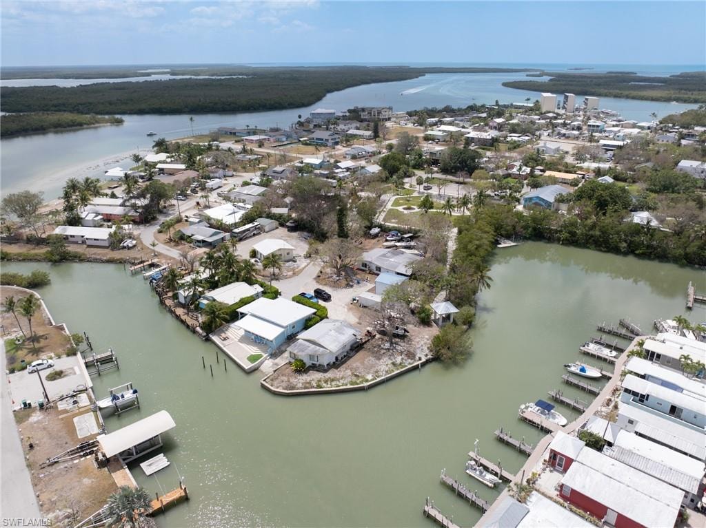 View of property location with a nearby body of water