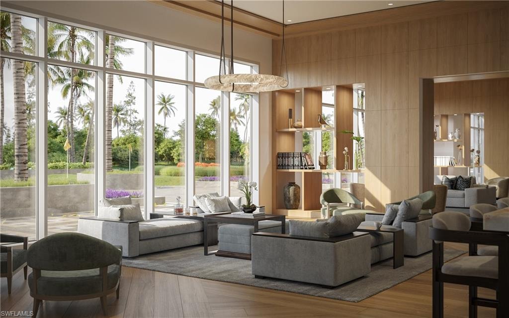 Social Room - All artist’s renderings are proposed concepts shown only for marketing purposes and are based upon current development plans, which are subject to change by the developer, WSR-Colony, LLC, which reserves the right to make changes at its sole discretion, without prior notice or approval of the purchaser.