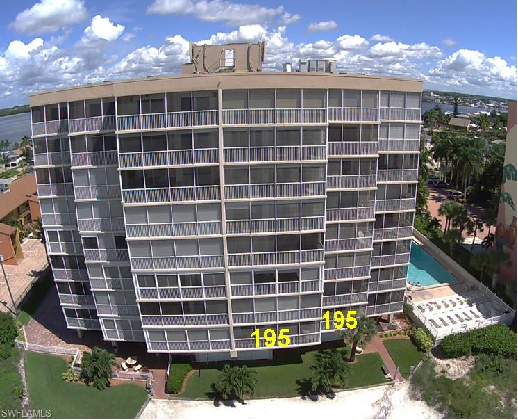 Unit 195 Identified- includes two private balconies.