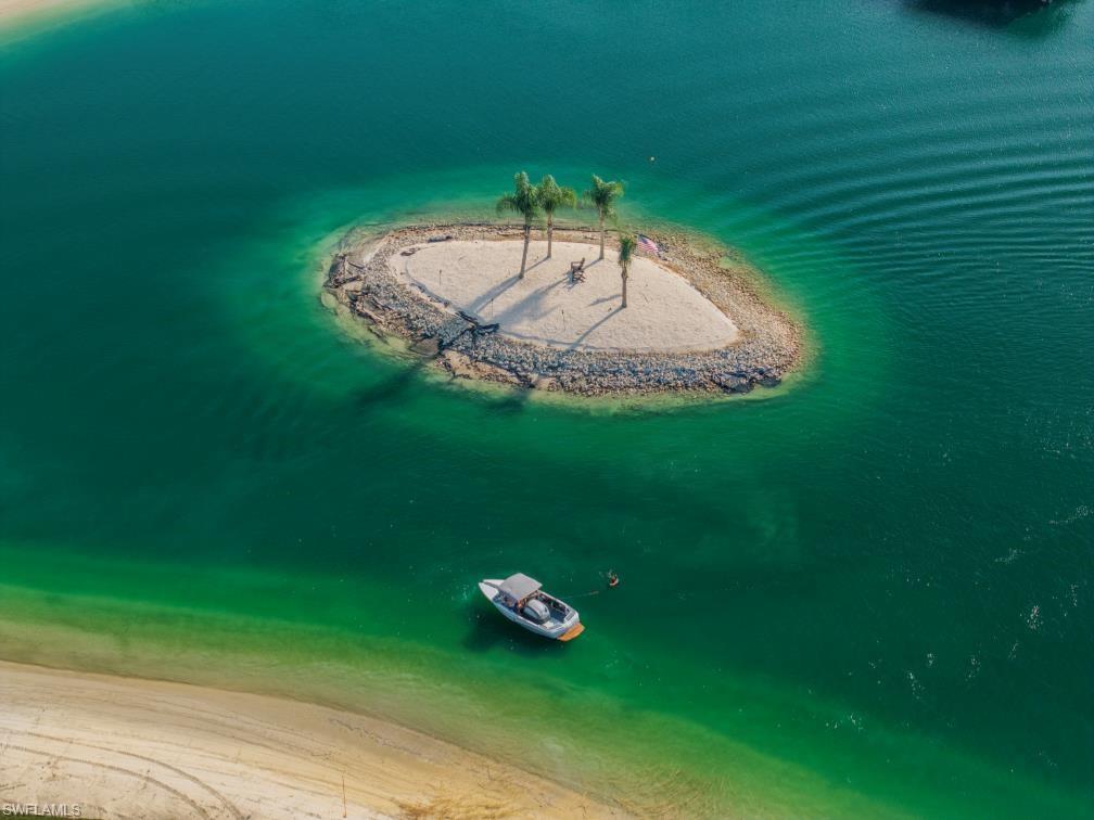 One of 2 community sandy islands!
