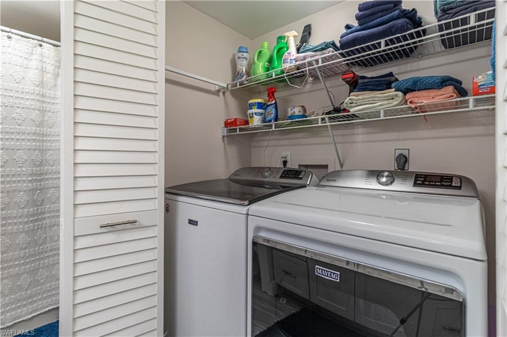 Full size washer and dryer