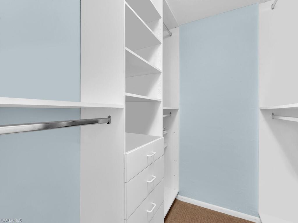 View of spacious closet