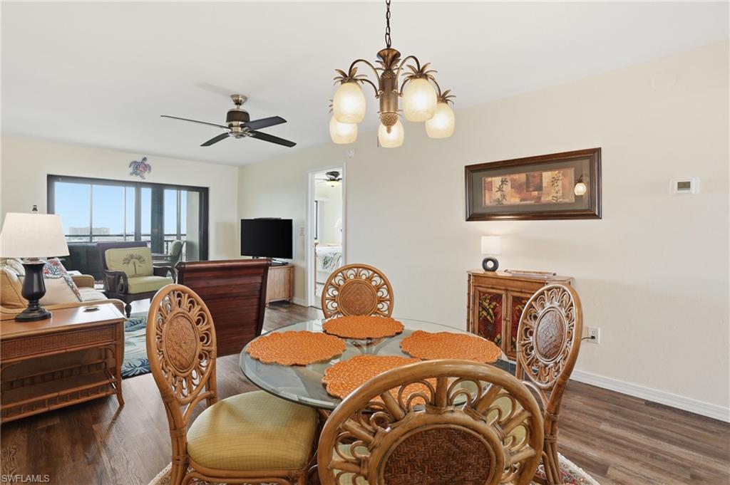 Open dining & living area  - Virtually Edited Image
