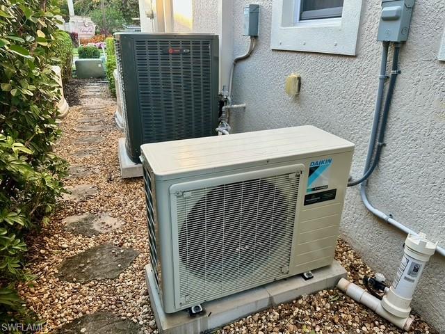 Garage mini split AC unit
