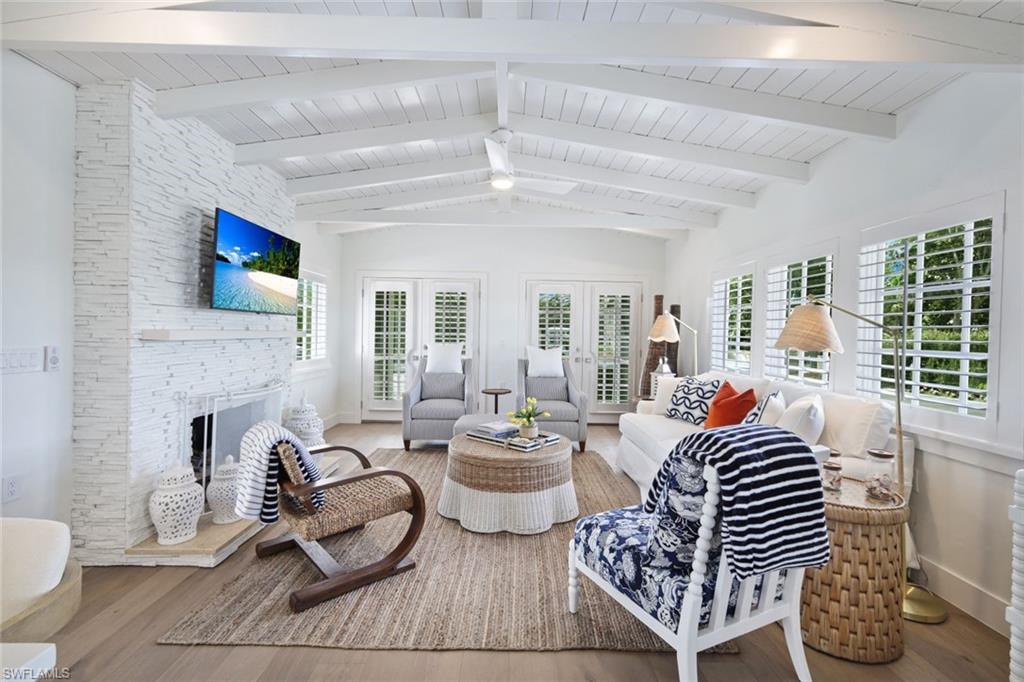 Cozy Living Room with Fireplace