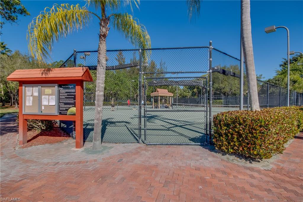 ENTRANCE TO CLAY TENNIS COURTS