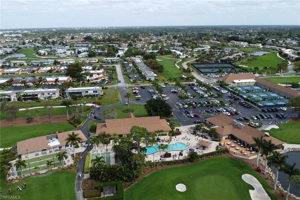 Central Amenities Overhead - Pool, Bocce, Shuffleboard, Tennis, Pickleball, Golf & Restaurant