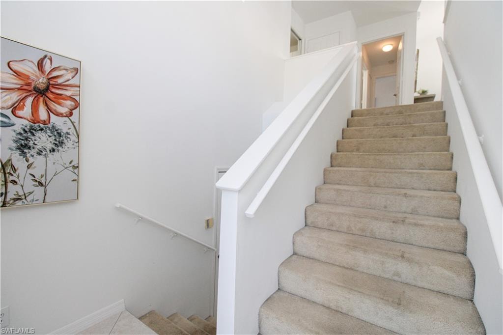 View of stairs