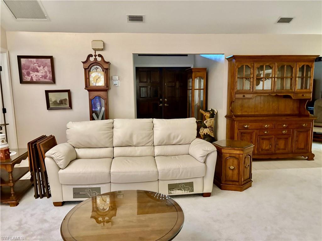 Living area from Back Sliders