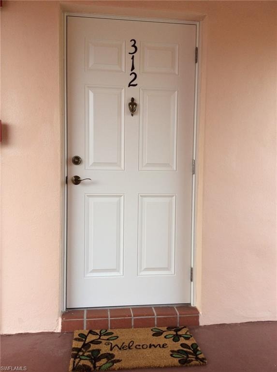 Condo front door