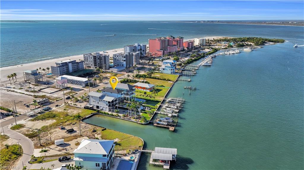 Bird's eye view of a large body of water - Virtually Edited Image