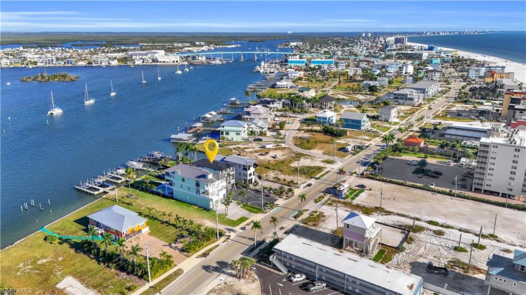 Bird's eye view of a large body of water - Virtually Edited Image