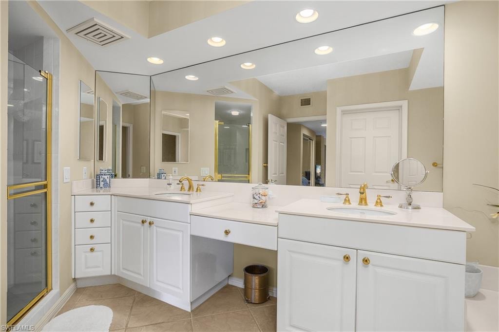 Dual sinks and vanity