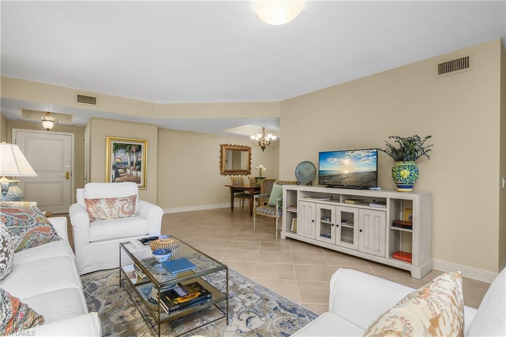 Ample seating living room