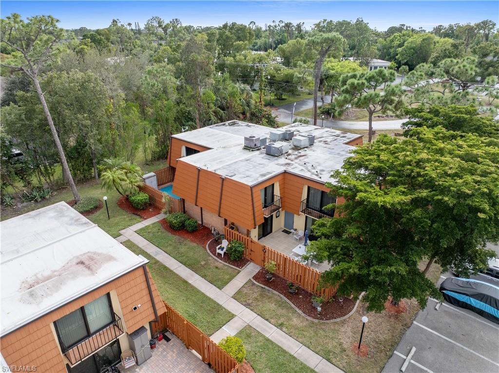 View from above of property