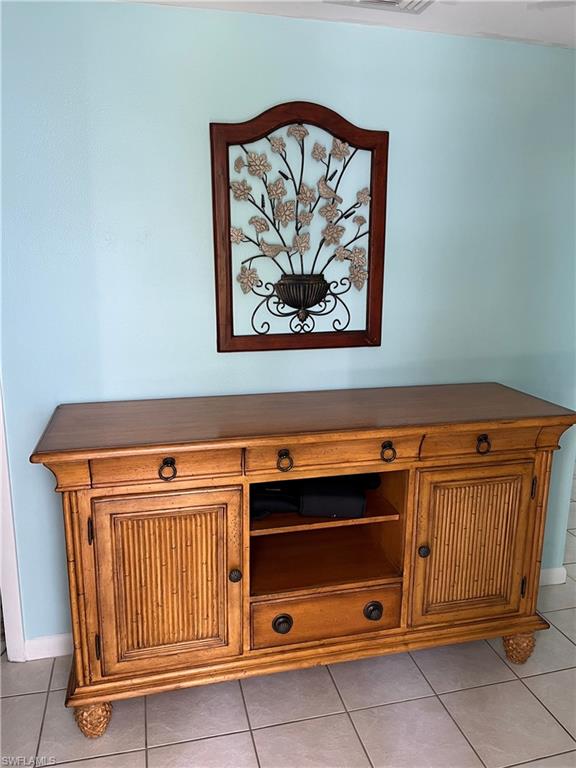 View of room details