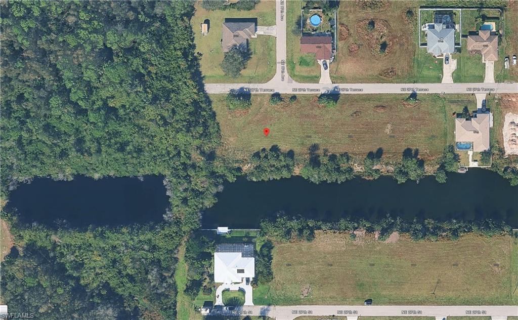 Aerial overview of property's location