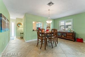 Dining room pass through to kitchen