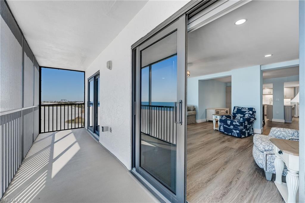 Balcony off of the Living room runs the whole length