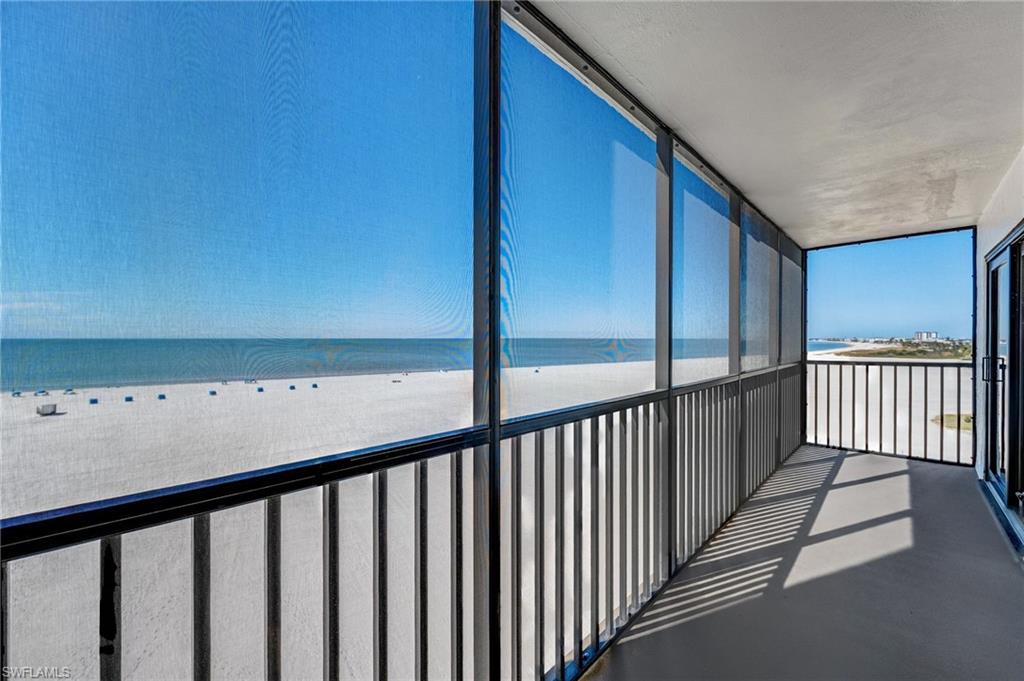 Double Balcony off the living room running the whole length of living room