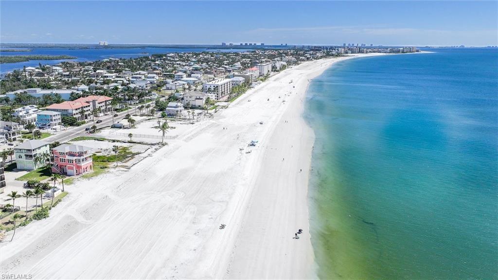 7 miles of coastline. View towards the south