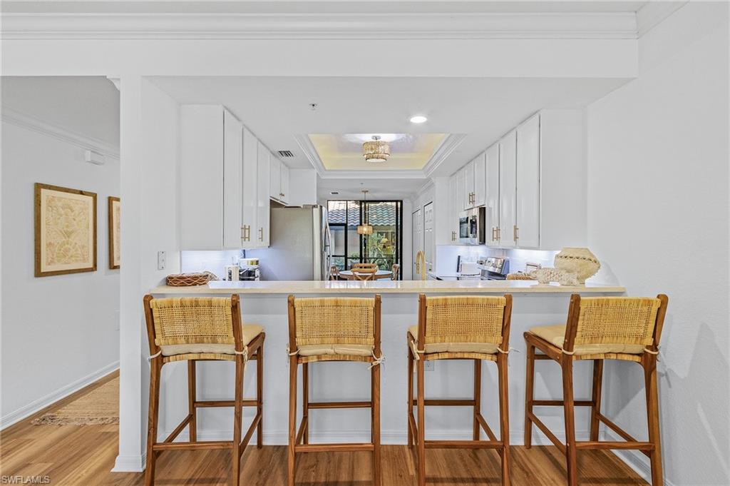 Plenty of seating for entertaining.