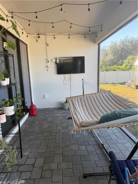 View of patio