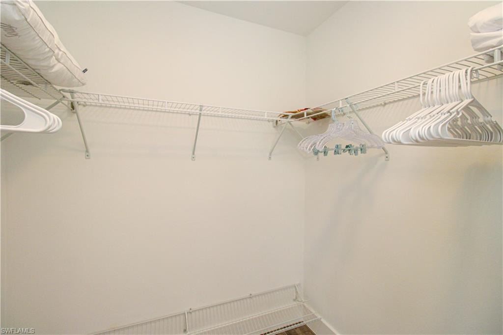 View of spacious closet