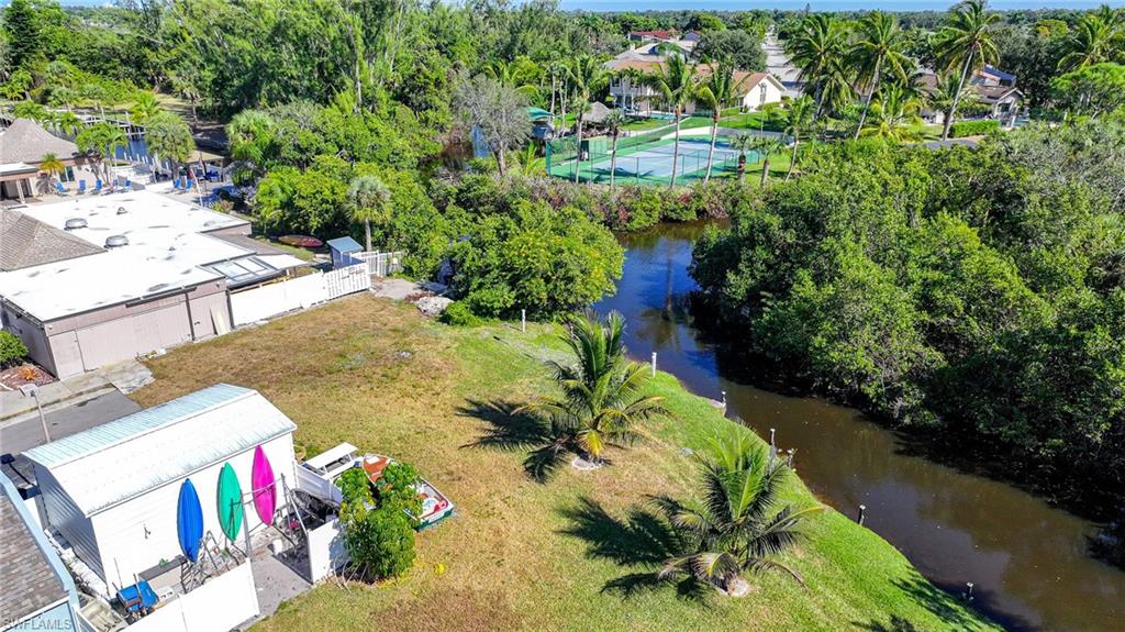 Aerial View Of Creek And Dock!