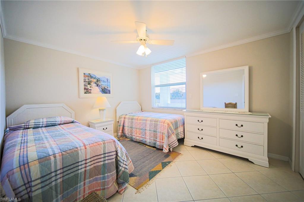 The Spare Bedroom Comes With Two Beds, Dresser With Mirror, Nightstand With Light, And Ceiling Fan/Light!