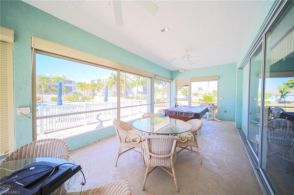 Poolside Sunroom/Game Room In Community Club House!