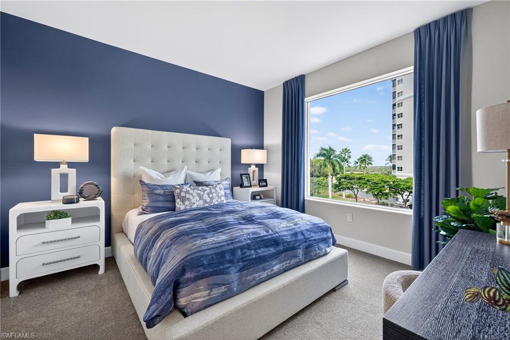 Bedroom 3 stunning coastal contemporary decor , bright lighting fills the room