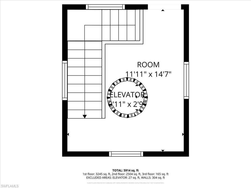 View of floor plan / room layout