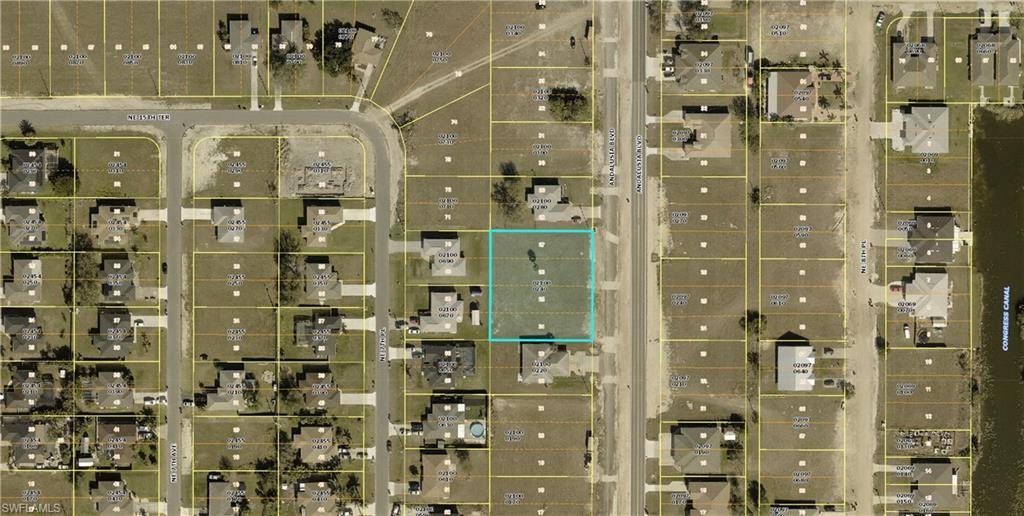 Map of property location featuring property boundaries highlighted