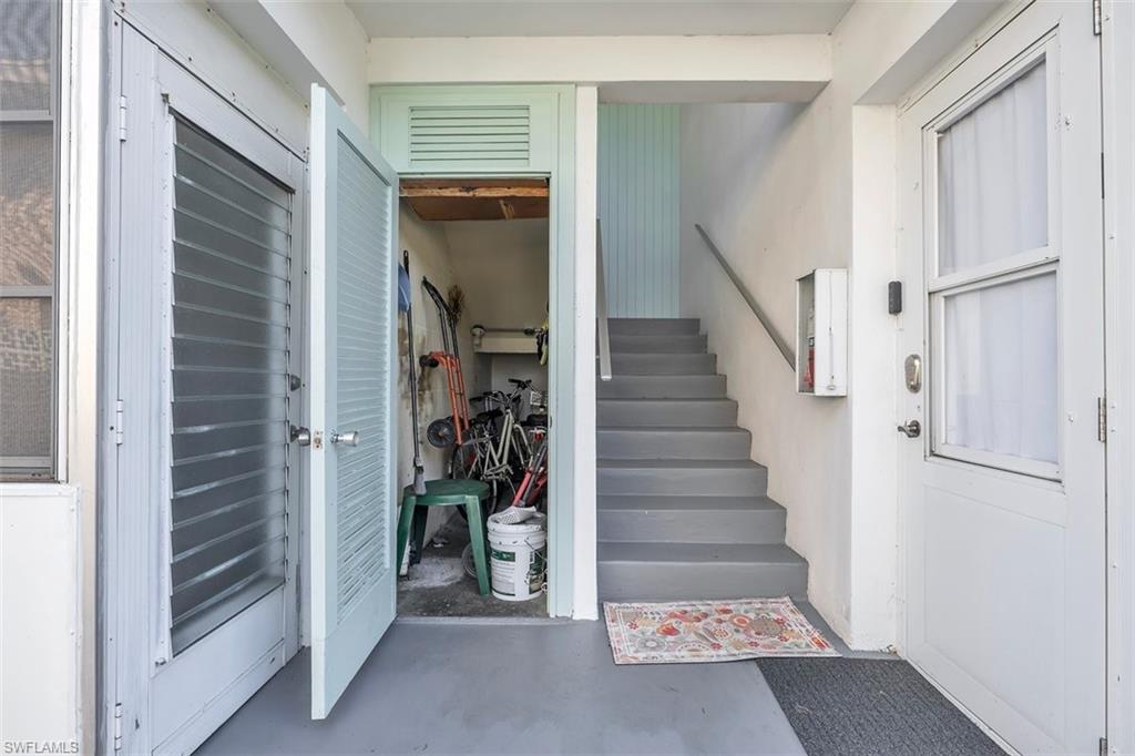Back entry with community storage