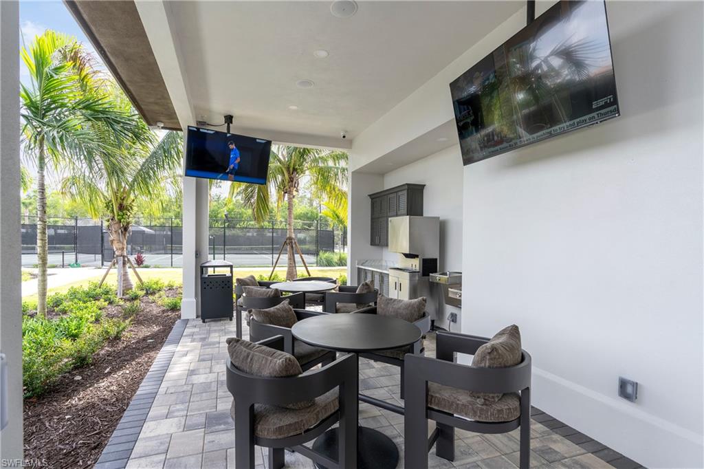 View of patio featuring outdoor dining space