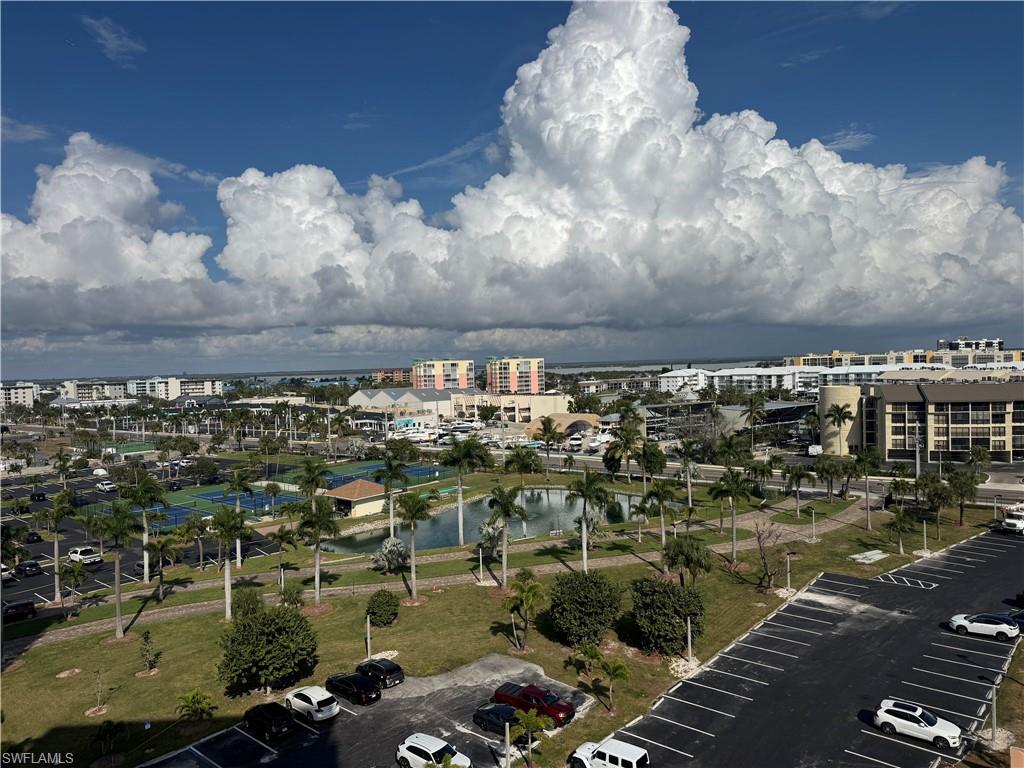 View looking toward Villa Santini and marina