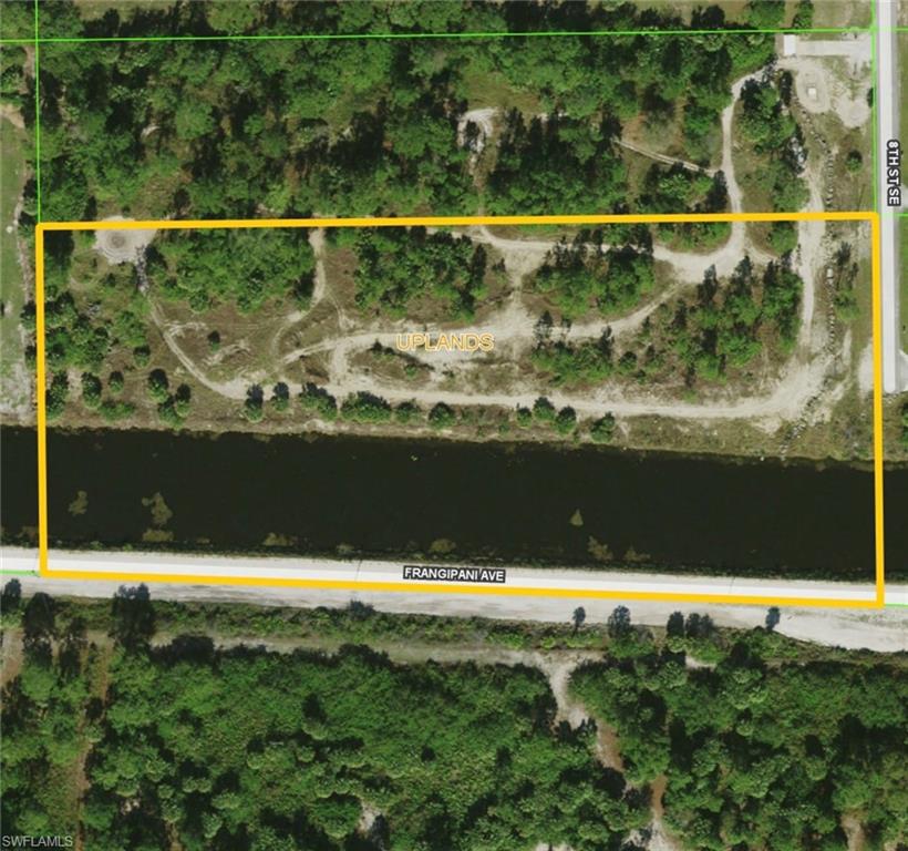 Map / location featuring property parcel outlined