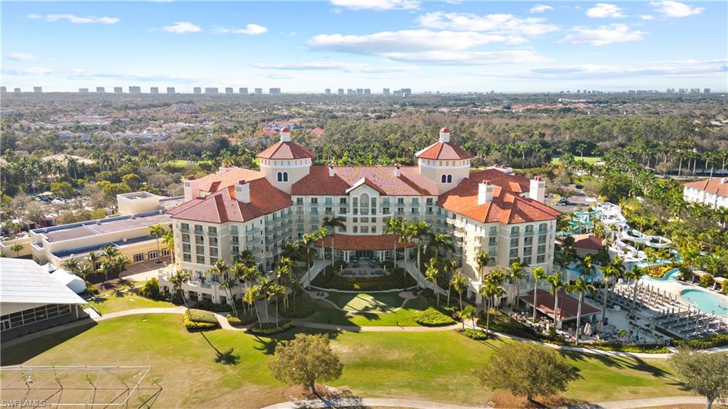 Bird's eye view of skyline