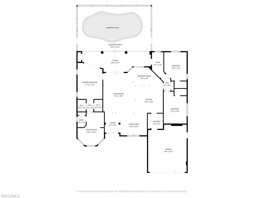 View of floor plan / room layout