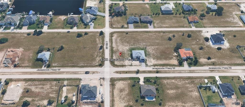 Aerial overview of property's location