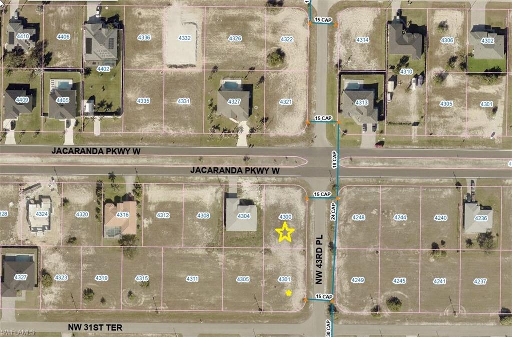 Map of property location featuring property parcel