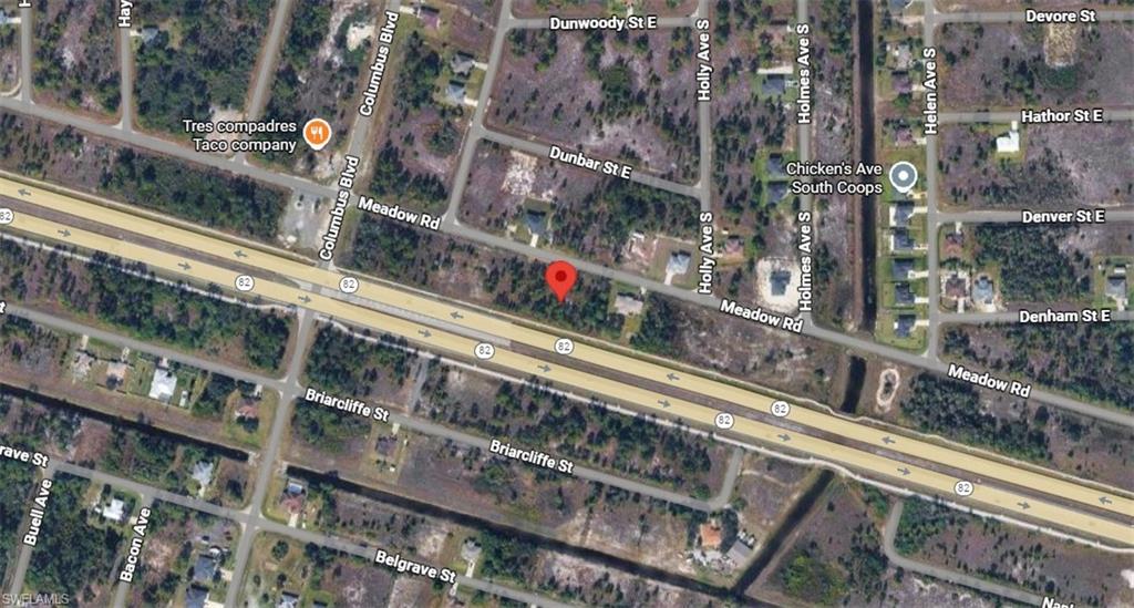 Aerial view of property's location